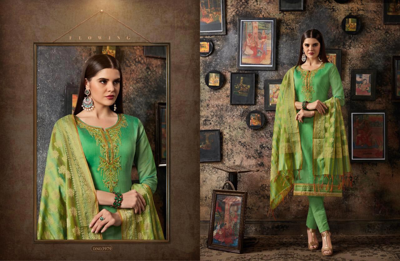 Aabhushan Vol-4 Kessi Fabrics Embroidery Dress Material Aabhushan Vol-4 Kessi Fabrics Embroidery Dress Material